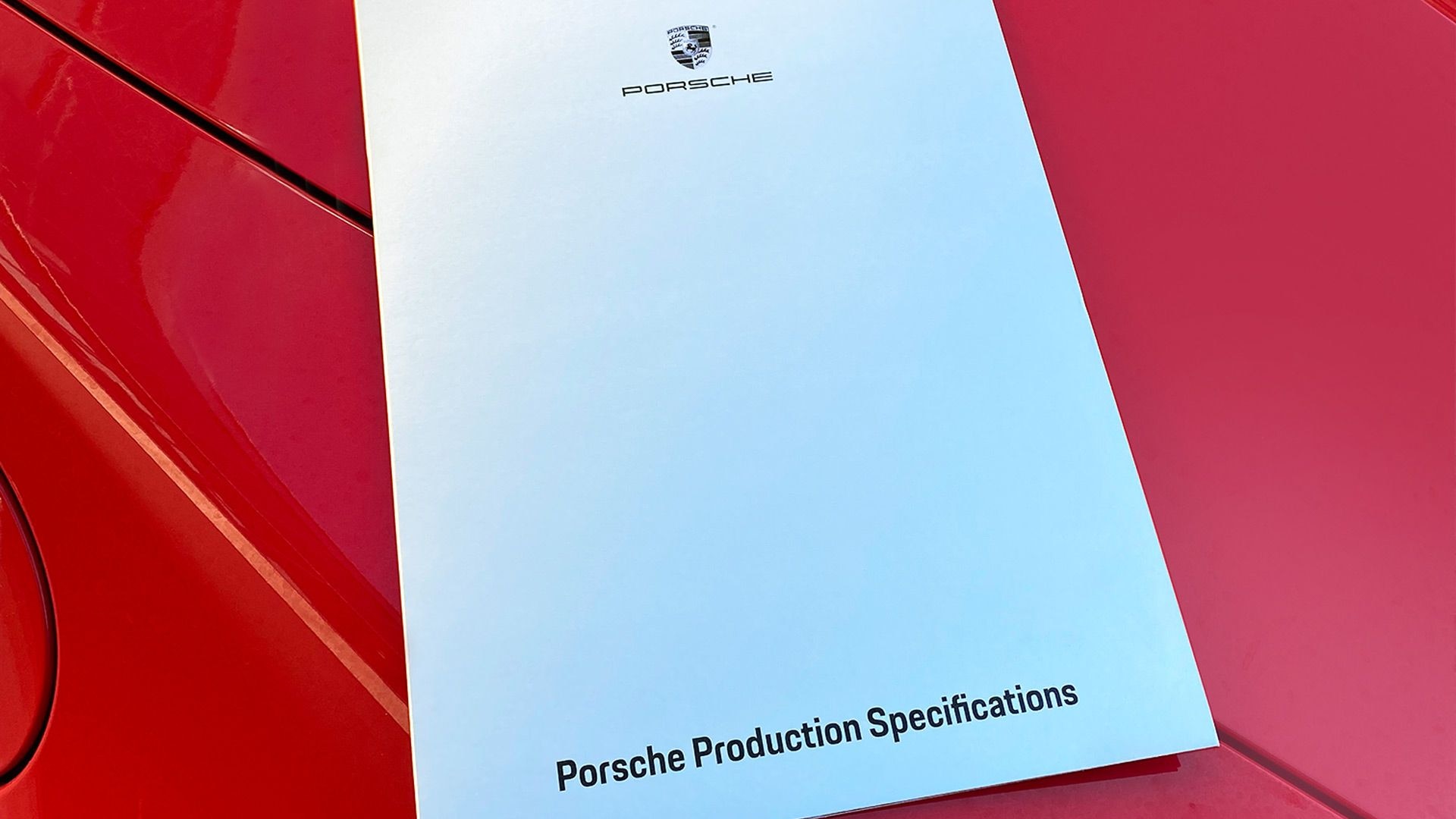 Porsche Production Specification