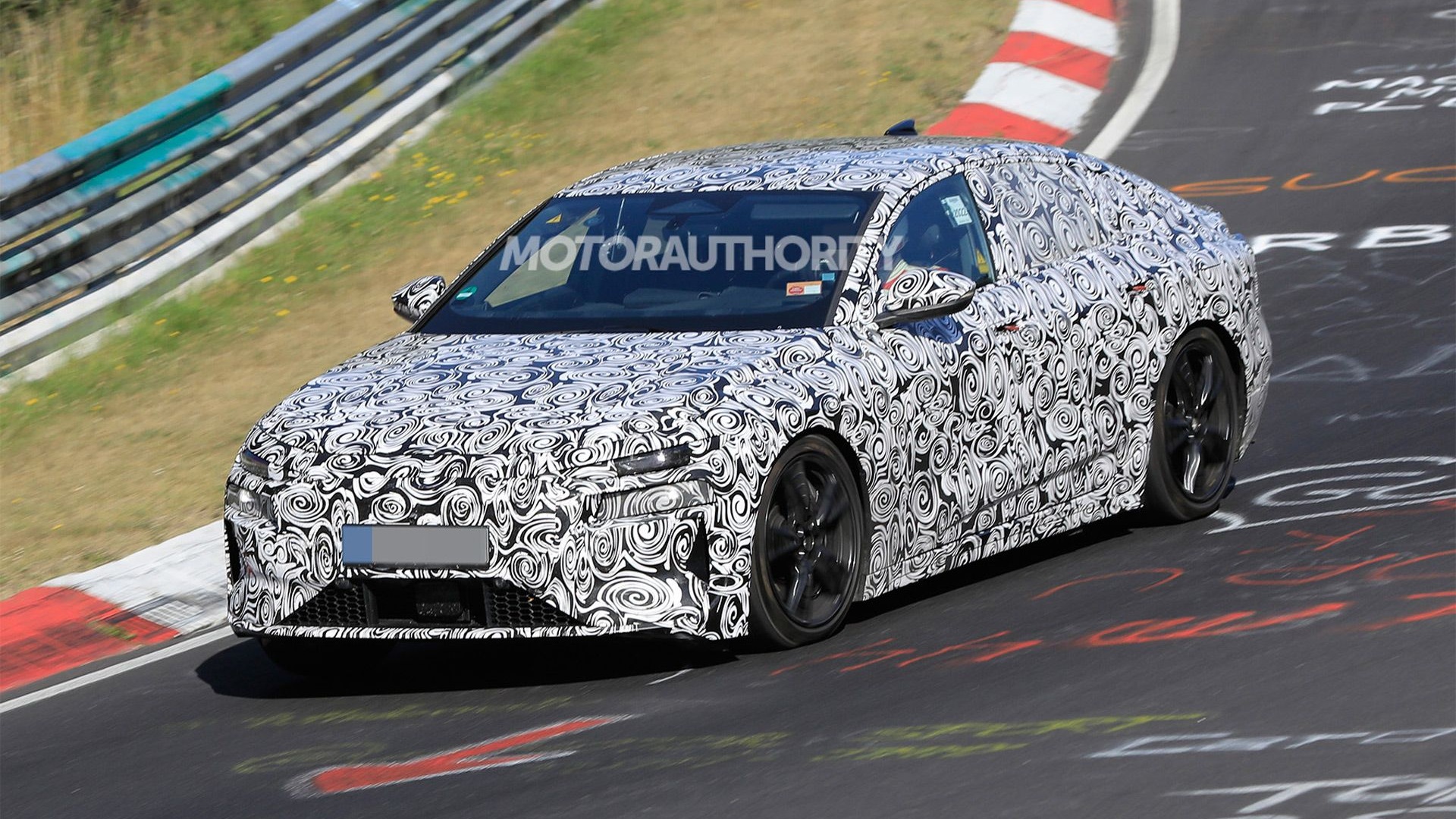 2024 Audi A6 ETron spy shots