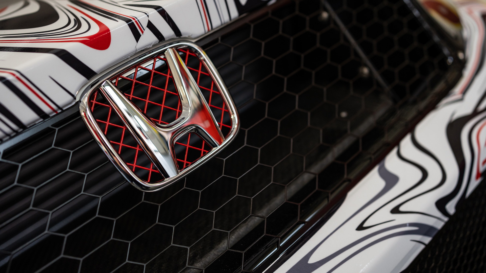 Teaser for 2023 Honda Civic Type R FL5 TCR race car