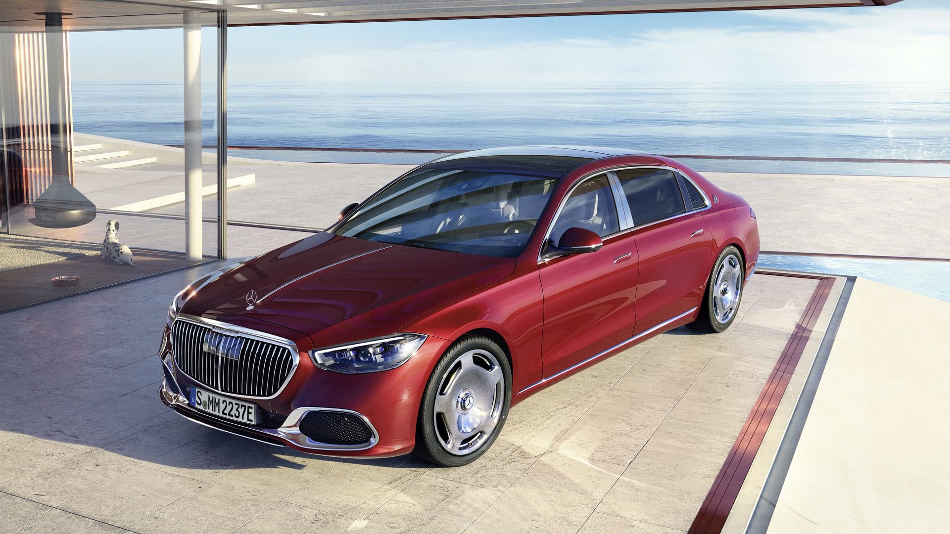 Maybach debuts show car from collaboration with late designer