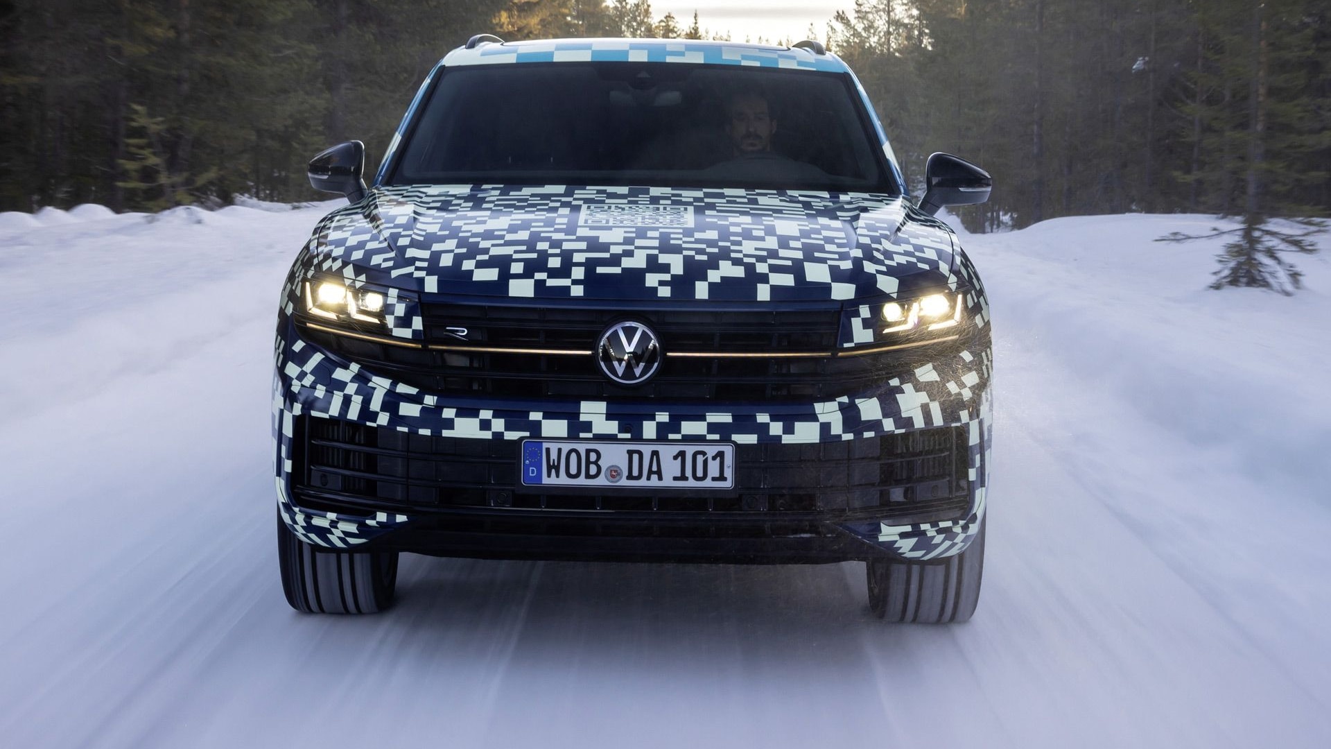 Teaser for 2024 Volkswagen Touareg