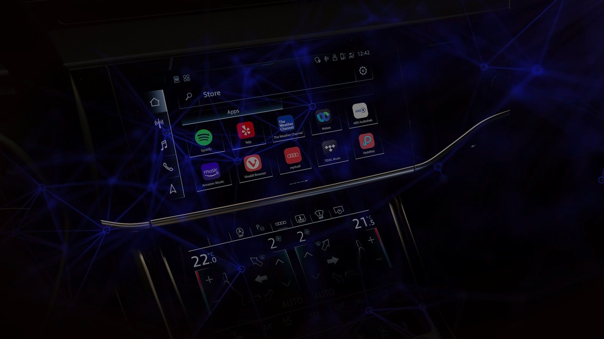 Audi in-car app store
