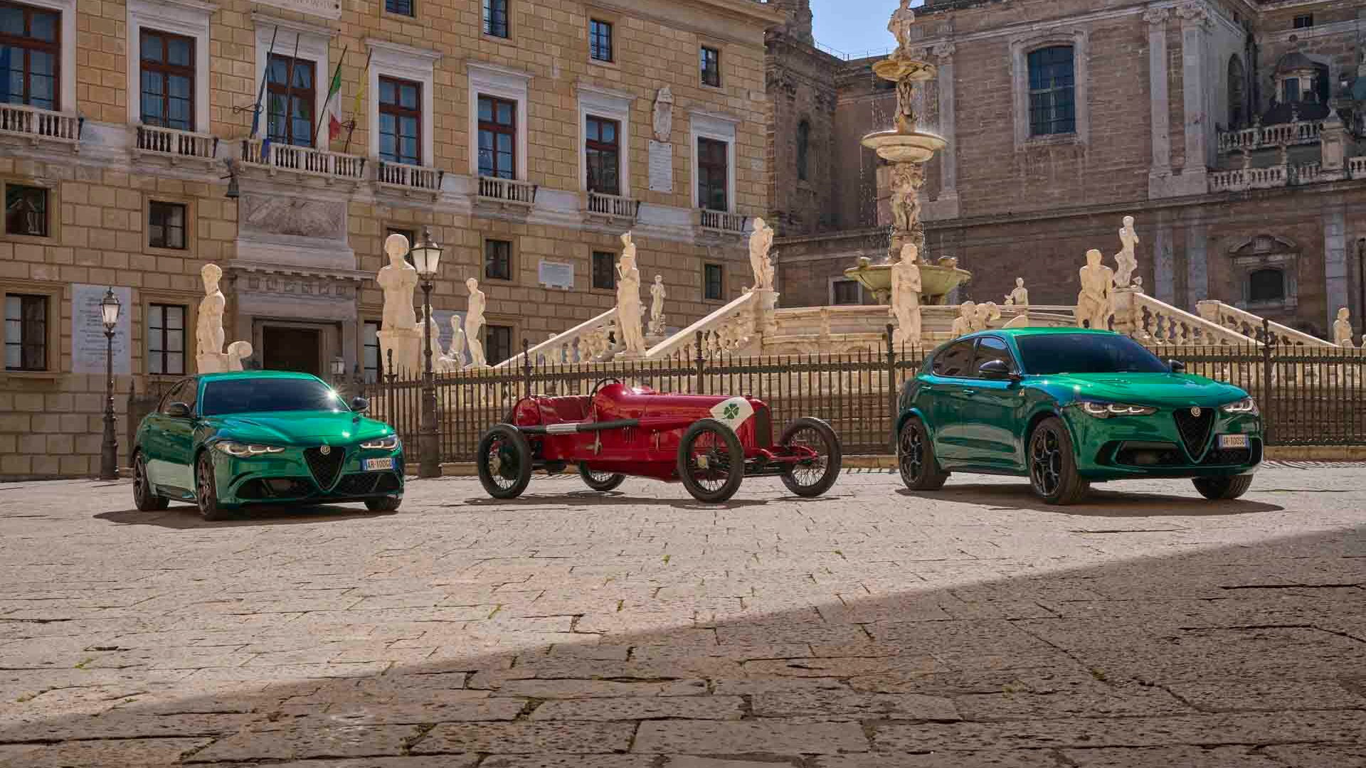 2024 Alfa Romeo Giulia Quadrifoglio and Stevlio Quadrifoglio 100th Anniversario models