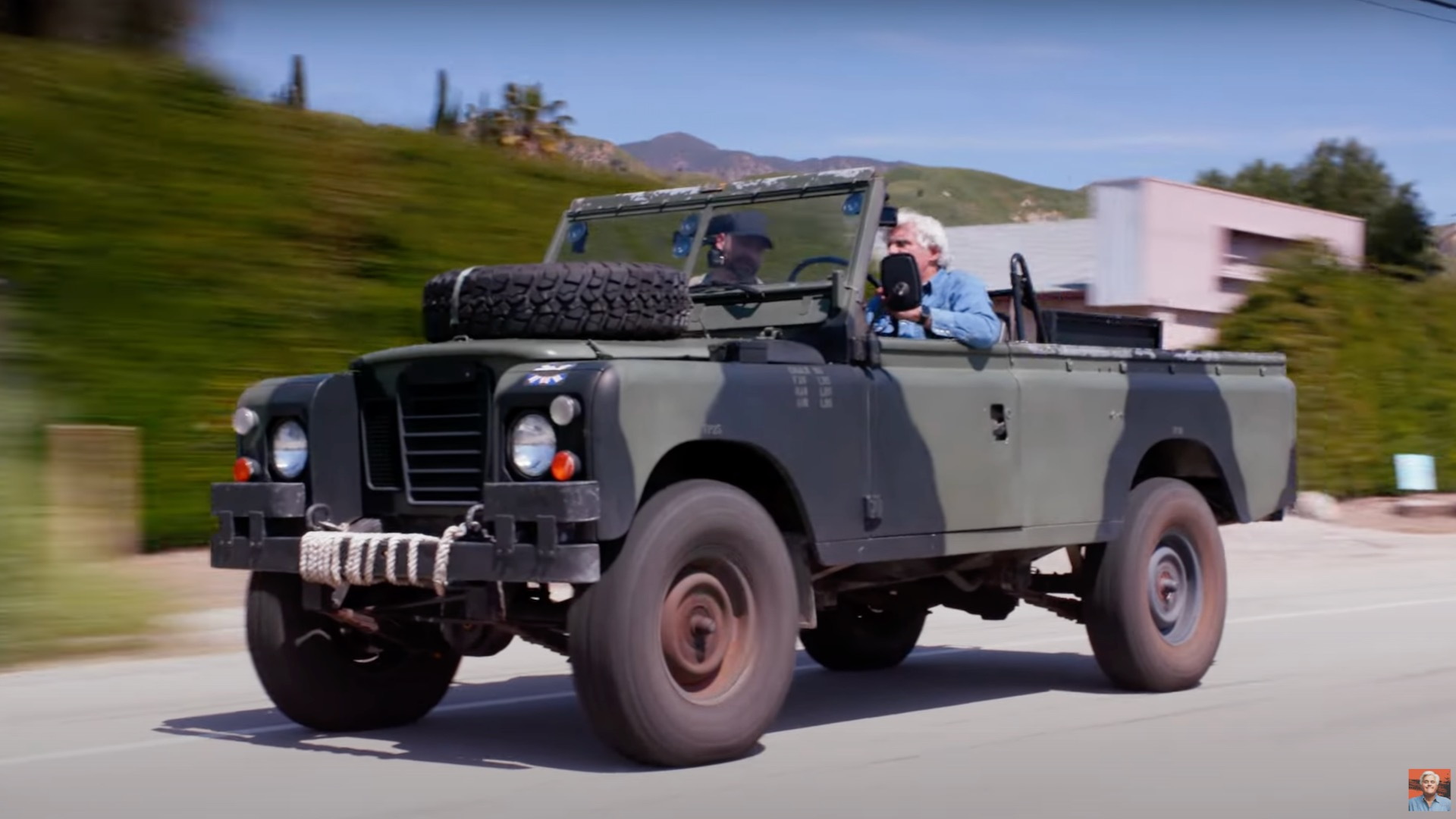 Military-spec 1972 Land Rover Series III on Jay Leno's Garage