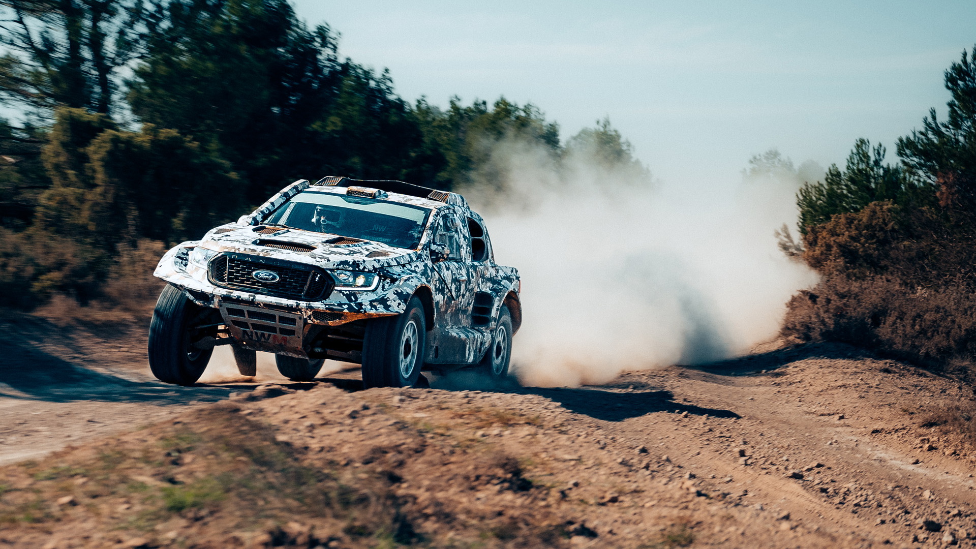 2024 Ford Ranger T1+ Dakar Rally truck