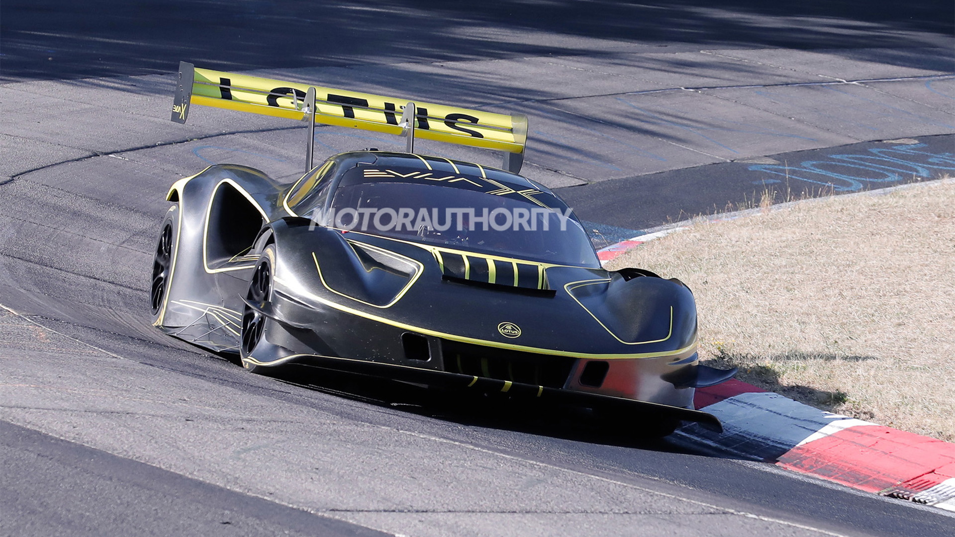 Lotus Evija X during Nürburgring lap record attempt - Photo credit: Baldauf