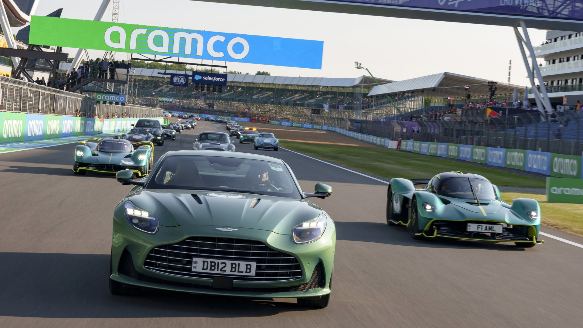 110 Aston Martins take to Silverstone Circuit – July 2023