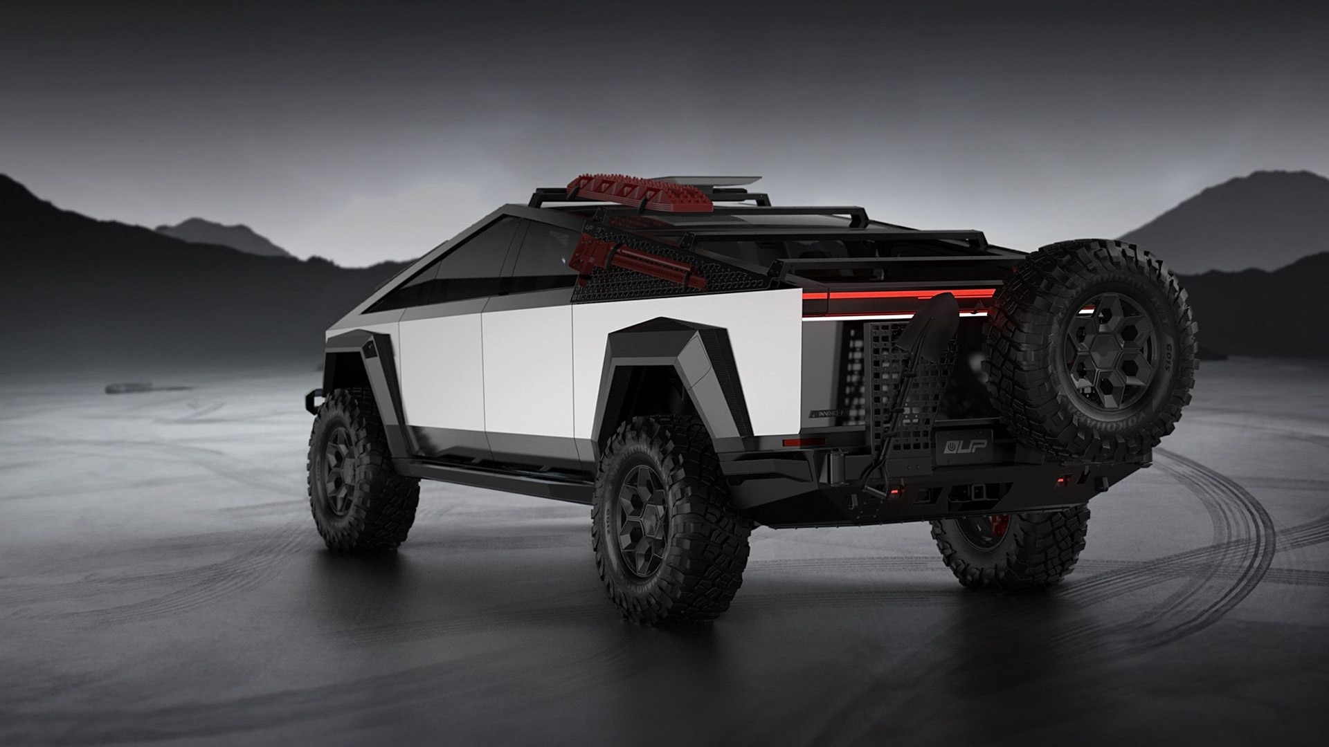 Unplugged Performance's Up Invincible upgrades designed for the Tesla Cybertruck