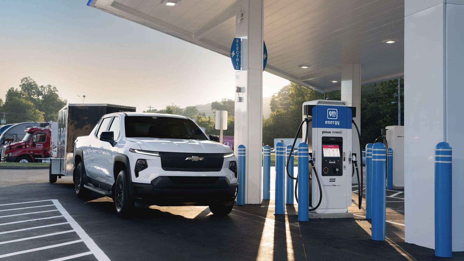 GM and Pilot Company's EV charging network