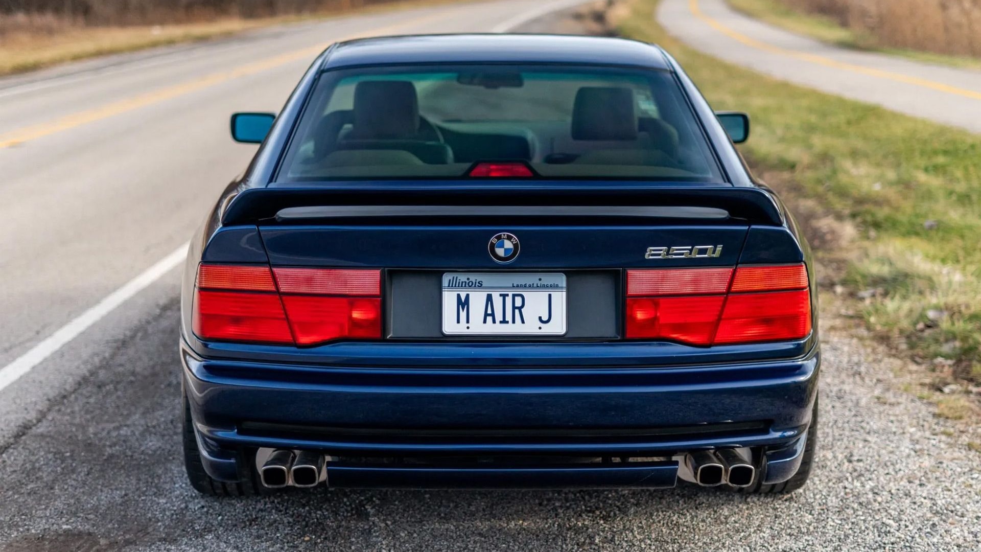 1991 BMW 850i thought to have been owned by Michael Jordan - Photo credit: Bring a Trailer