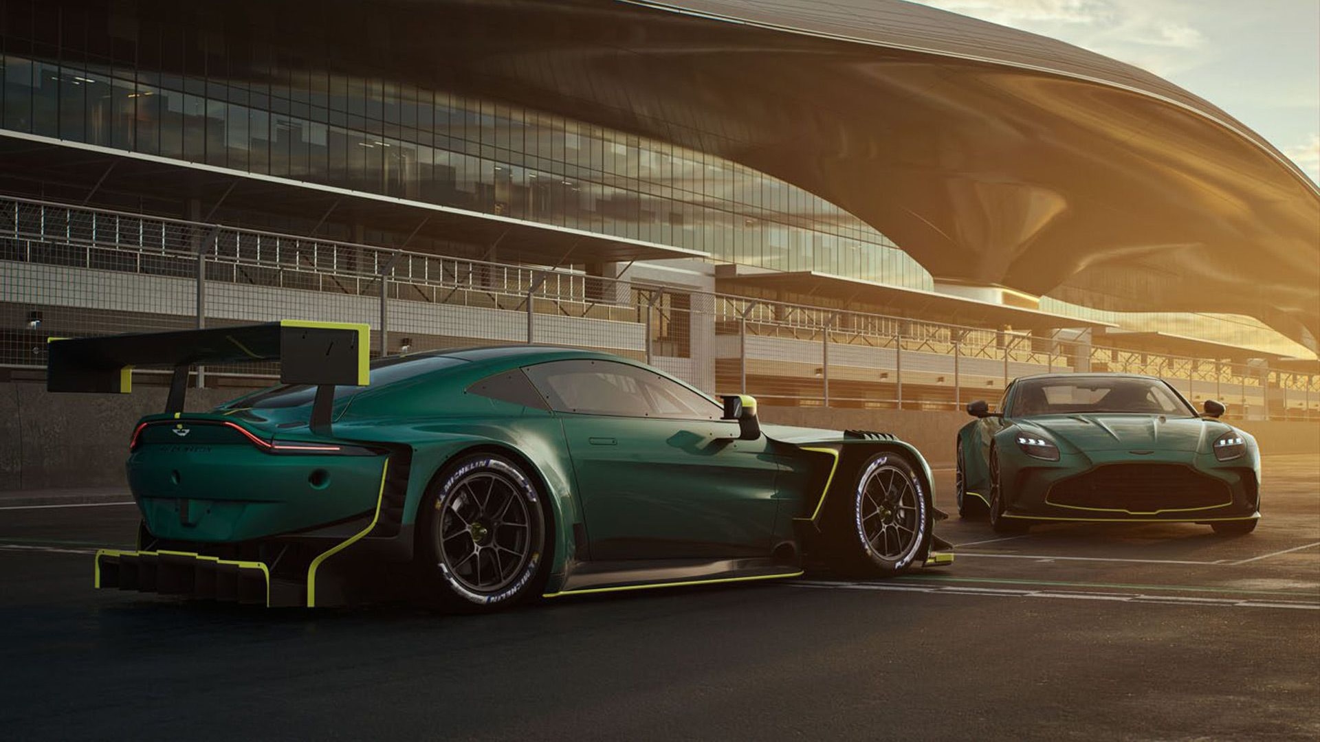 2024 Aston Martin Vantage GT3 race car