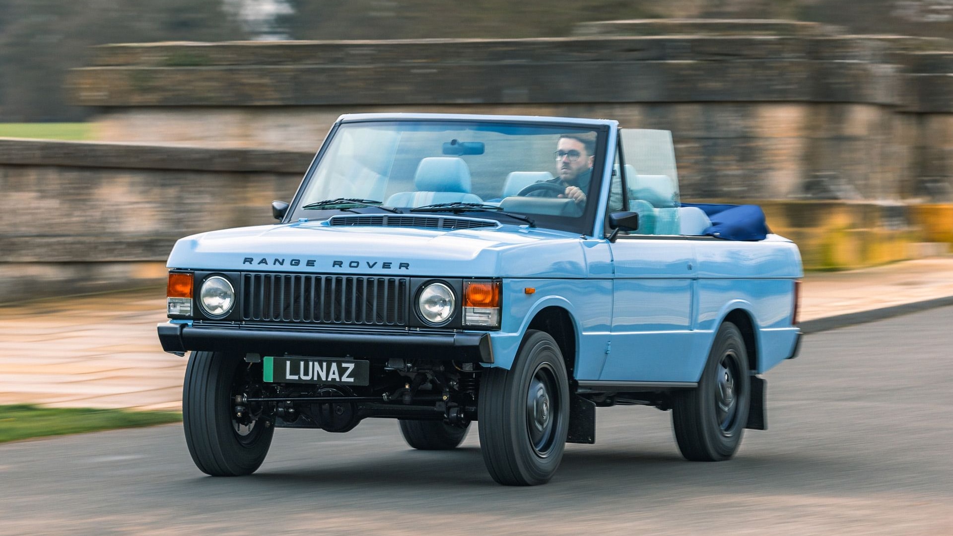 1983 Land Rover Range Rover convertible with EV conversion by Lunaz