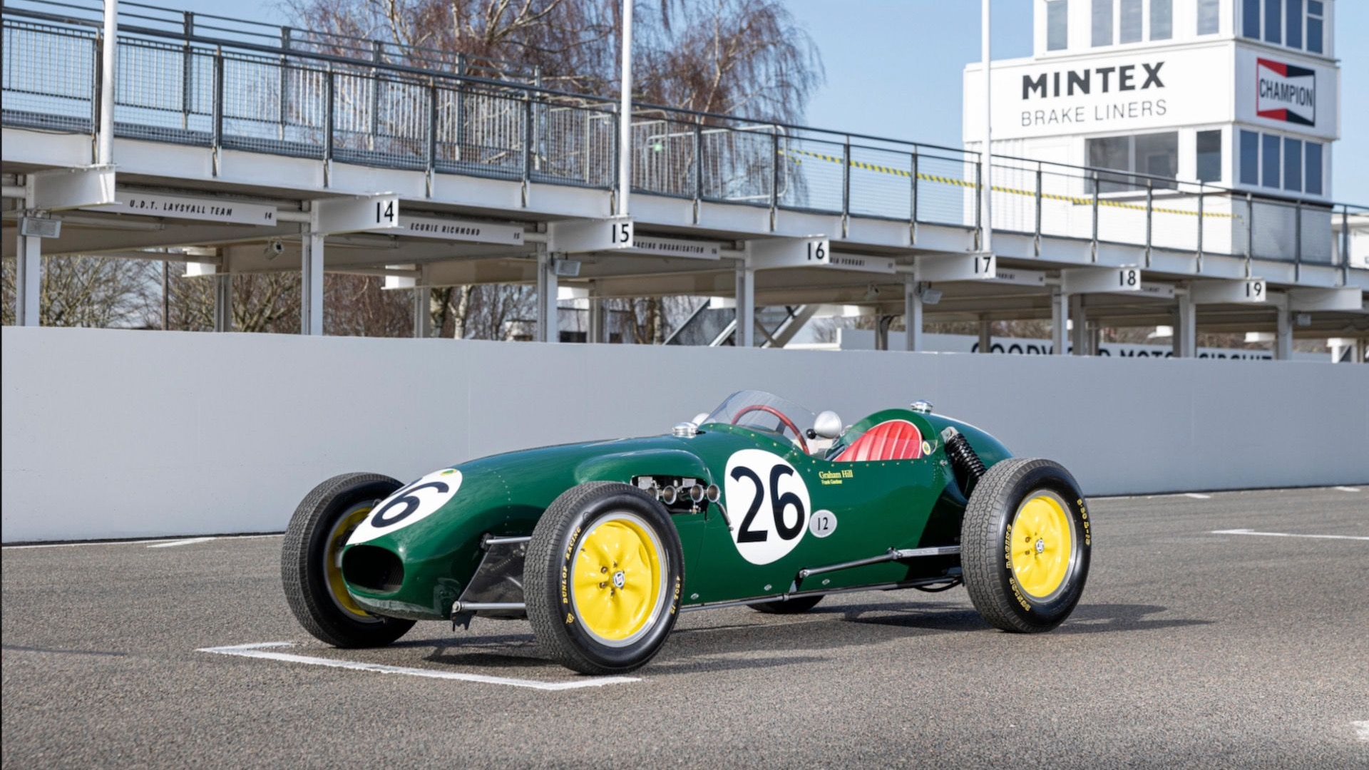 1957 Lotus 12, chassis number 353 (image via Bonhams)
