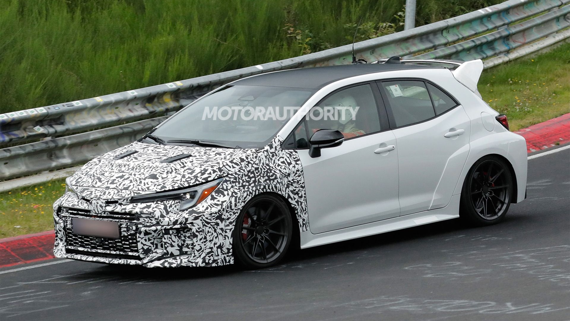 2026 Toyota GRMN Corolla spy shots - Photo via Baldauf