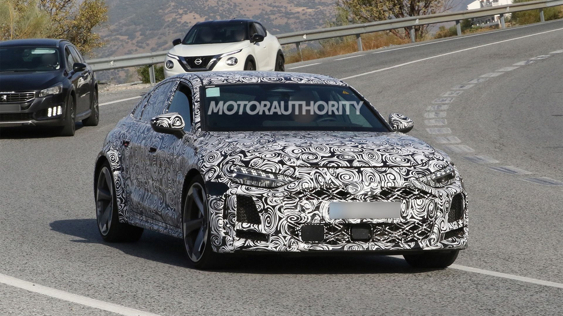 2026 Audi RS 5 Sportback spy shots - Photo via Baldauf