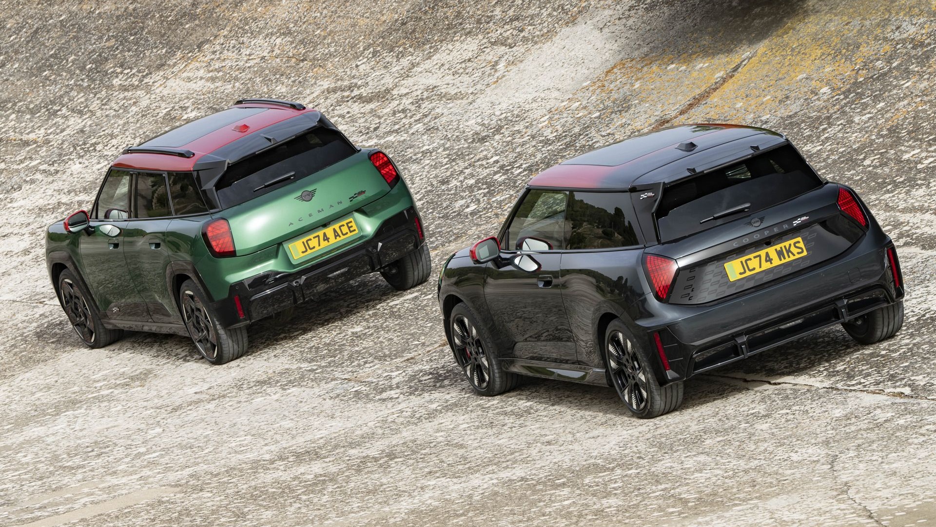 Mini John Cooper Works Cooper and Aceman EVs