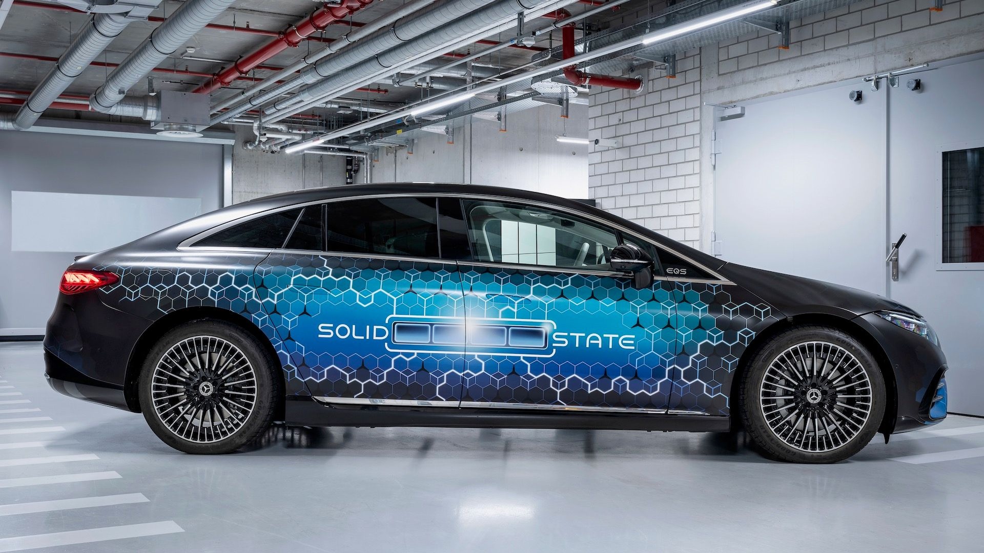 Mercedes-Benz EQS solid-state battery prototype