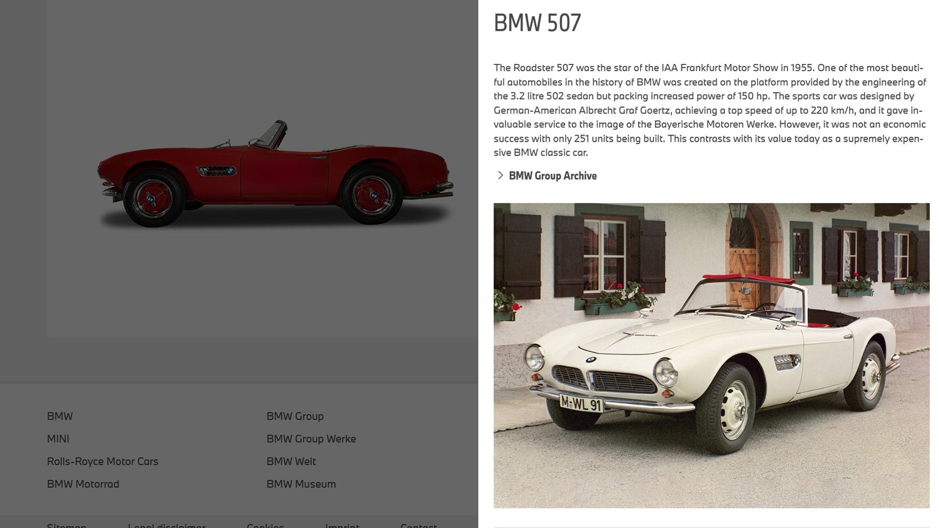 BMW builds the ultimate online museum for fans of its brand
