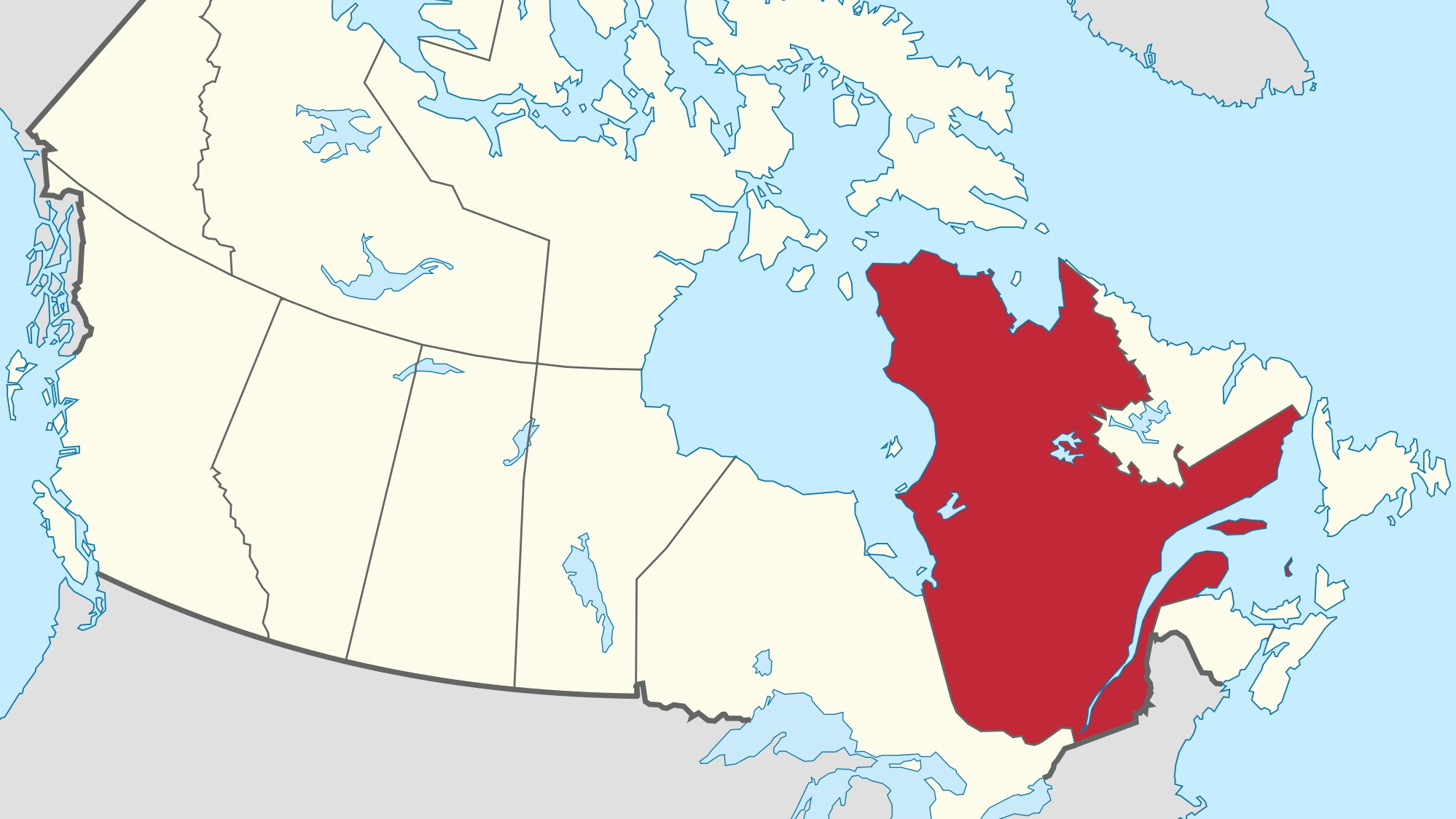 Province of Quebec in Canada