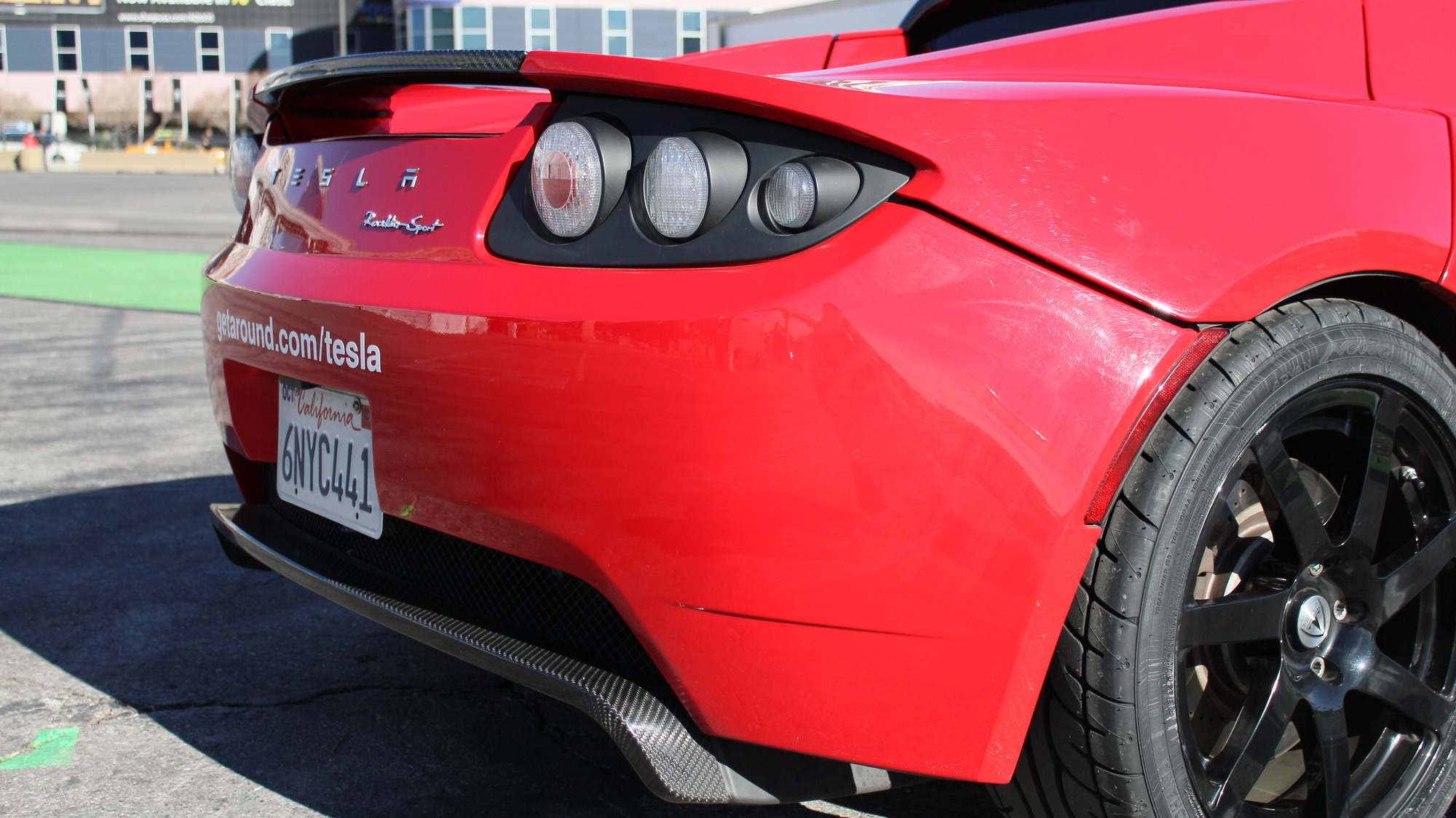 Getaround car sharing Tesla Roadster Sport