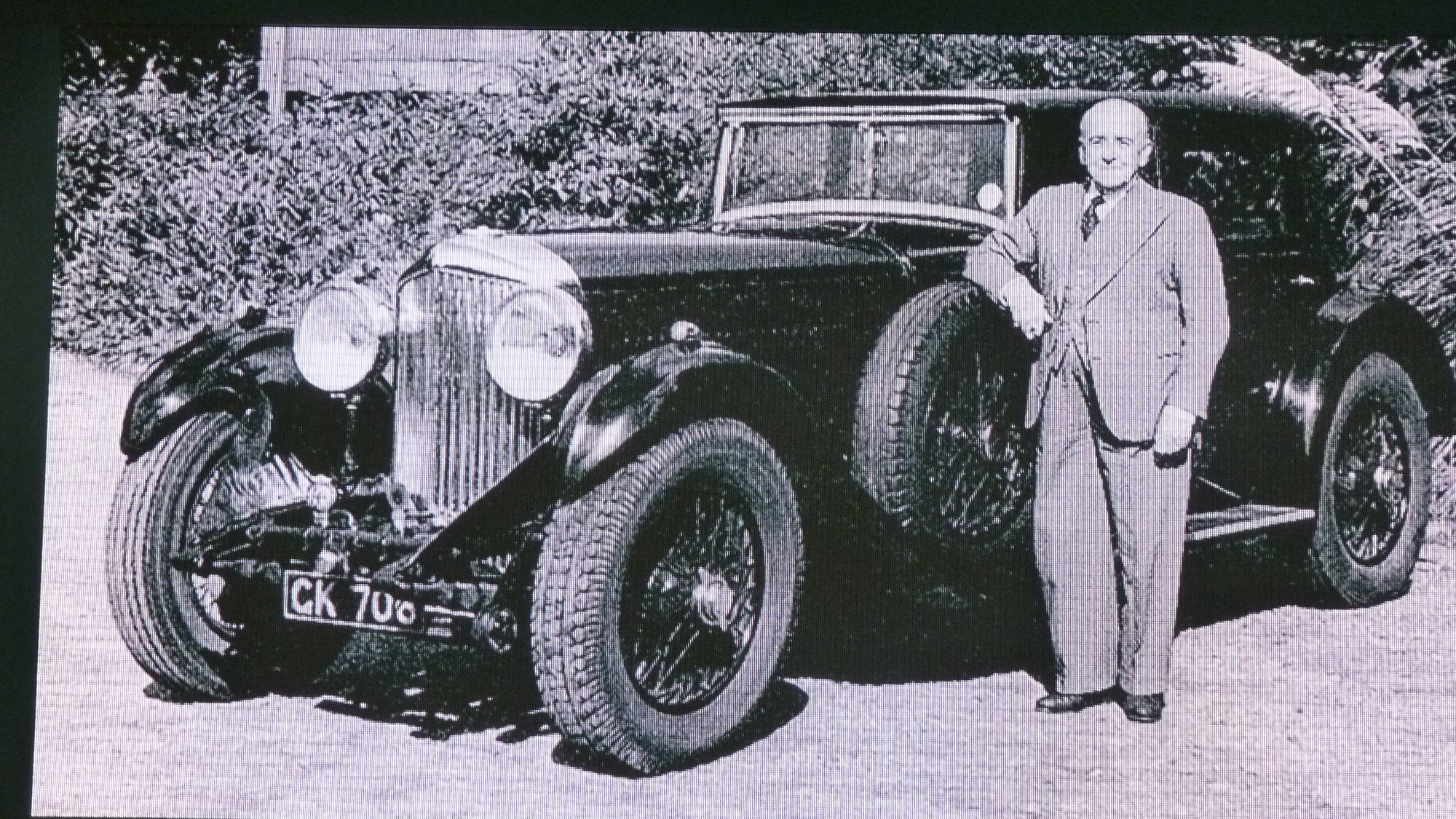 W.O. Bentley and his 1930 8 Litre
