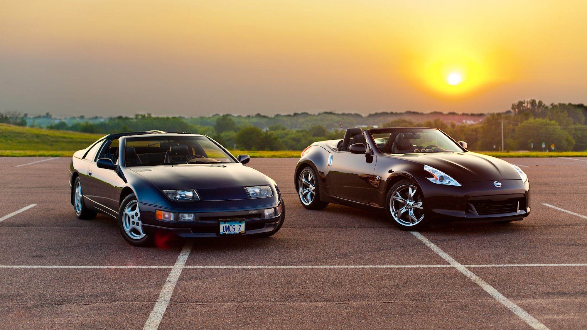 2011 Nissan 370Z And 1990 Nissan 300ZX. Photos by Alex Bellus