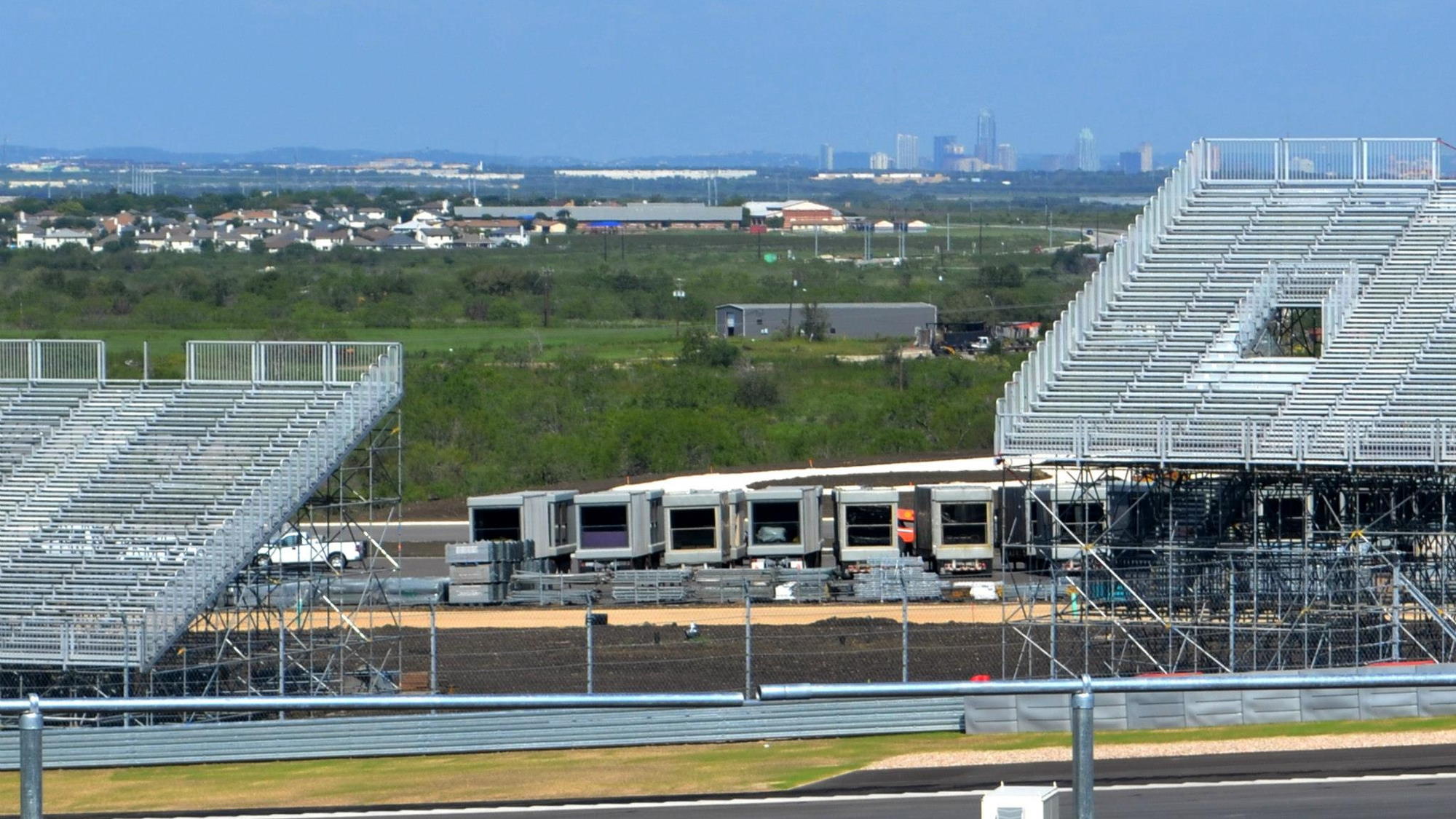 Circuit of the Americas construction progress, 10/1/2012. Images via Friends of F1 Austin Texas.