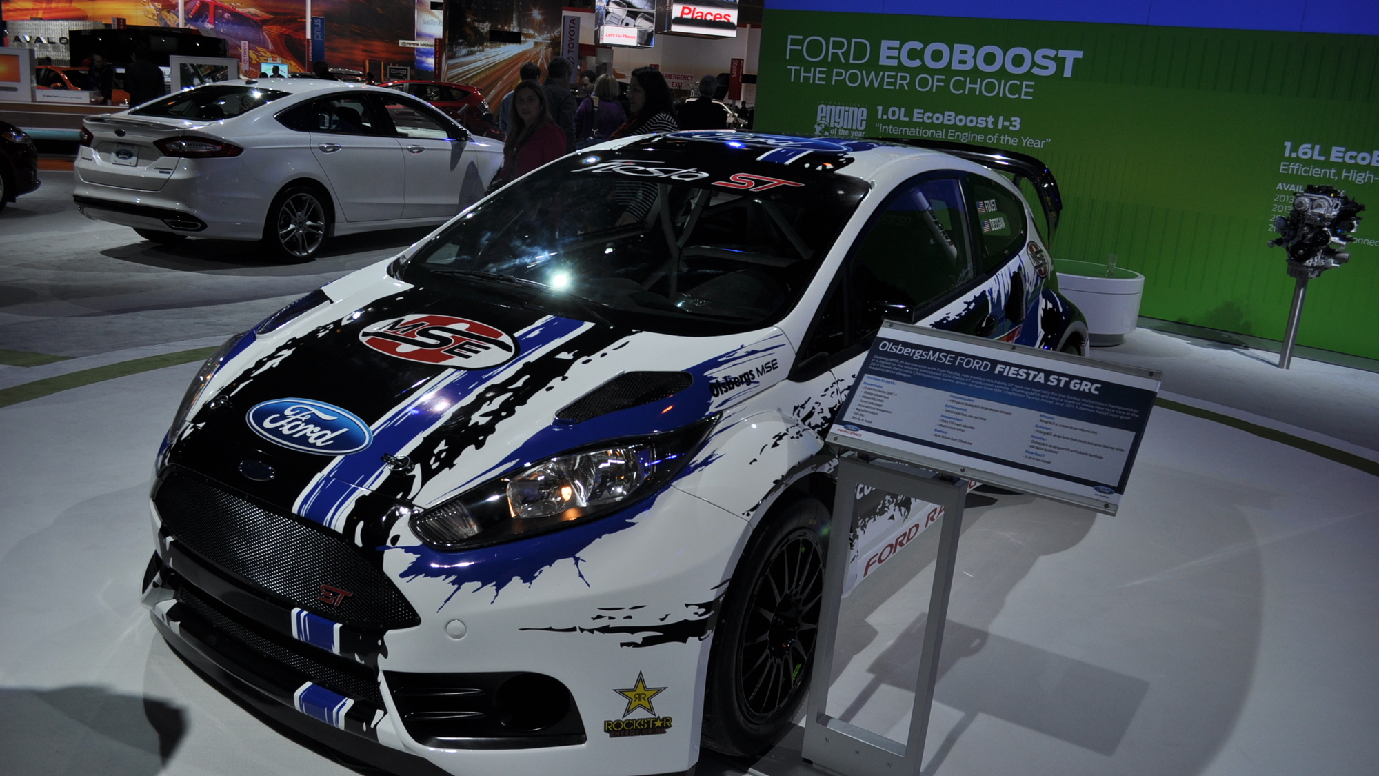 2013 Ford Fiesta ST Global RallyCross race car live shots