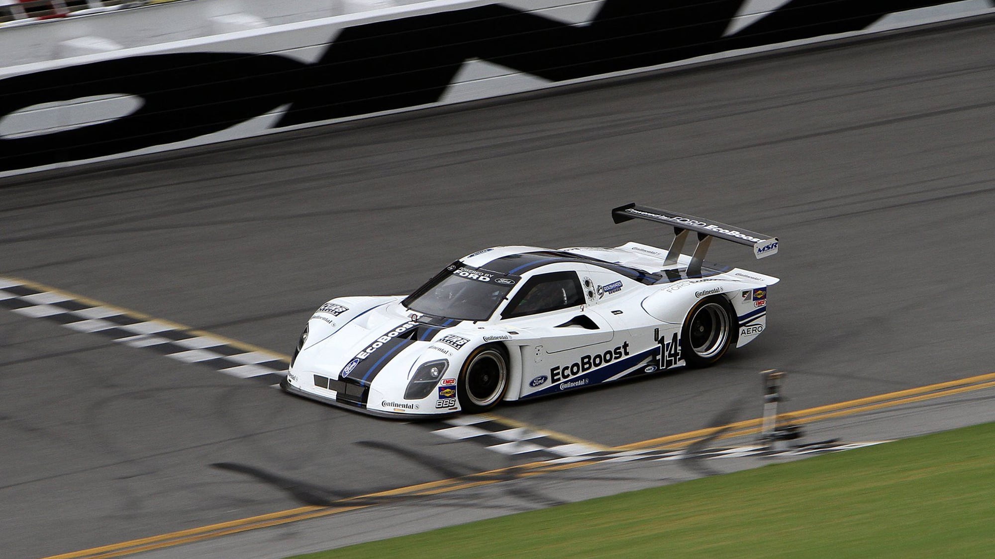 Ford Racing EcoBoost V-6 Daytona Prototype sets new speed record at speedway