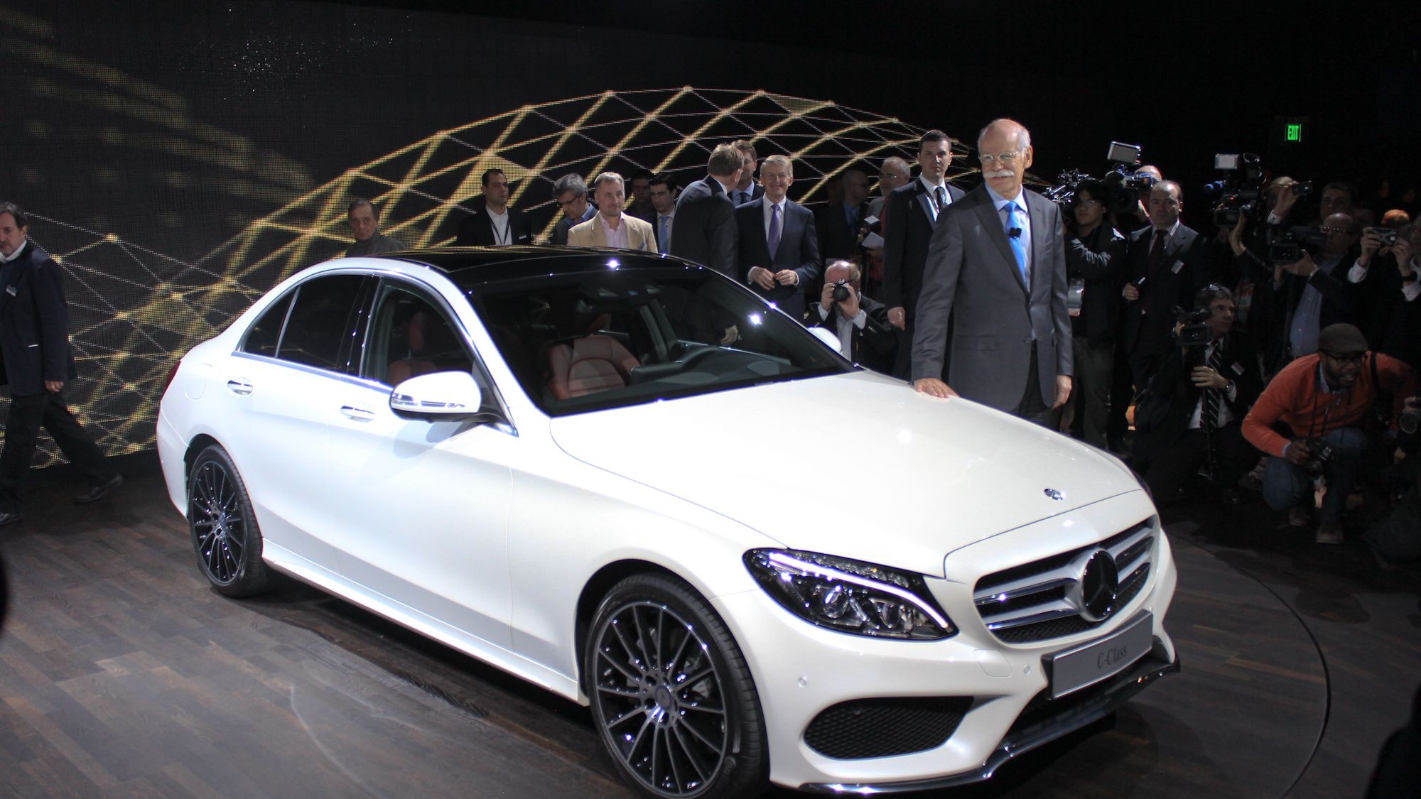 2015 Mercedes C-Class Takes a Luxury Lead in Detroit [Live Photos