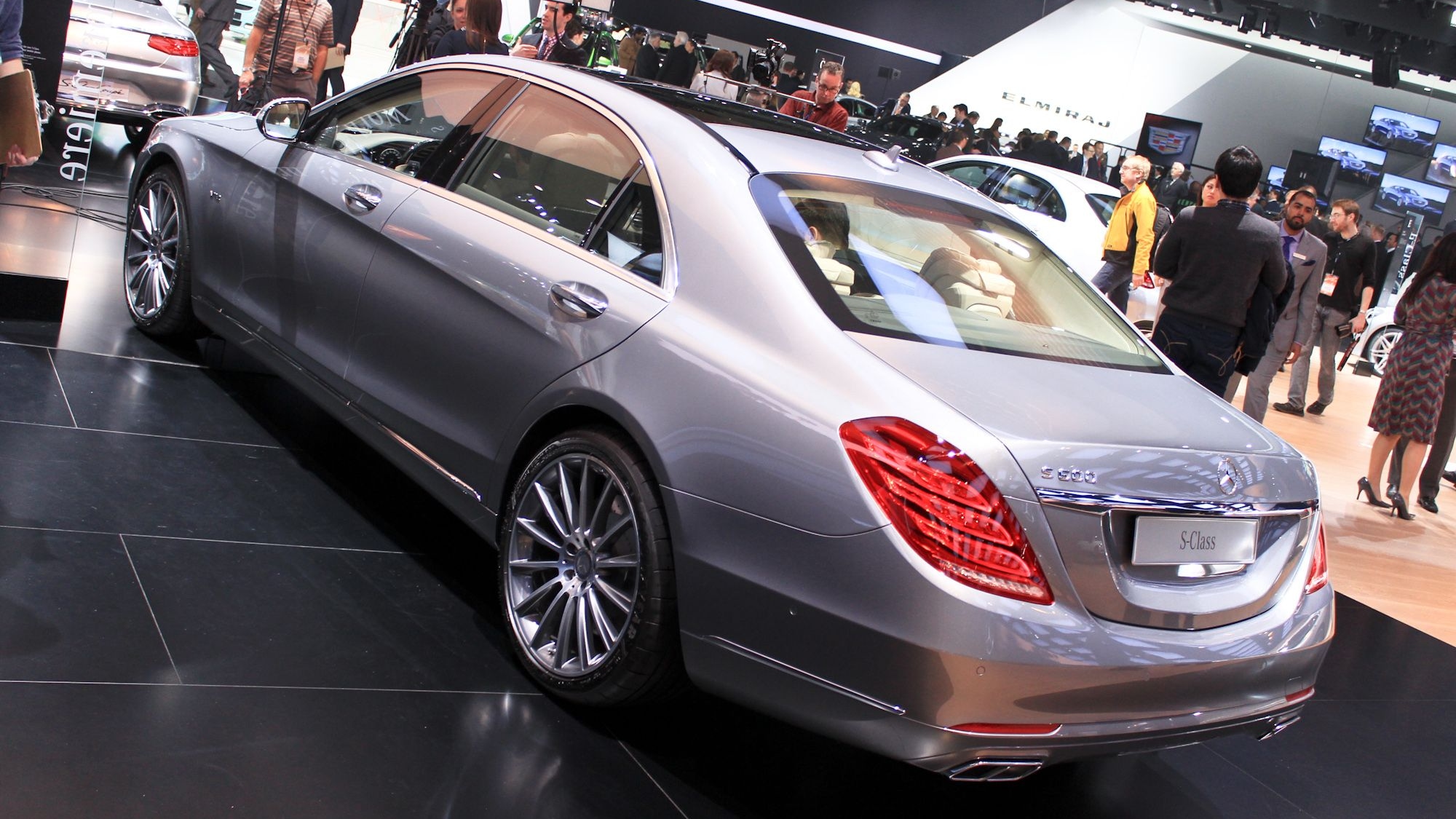 2015 Mercedes-Benz S600 live photos, 2014 Detroit Auto Show