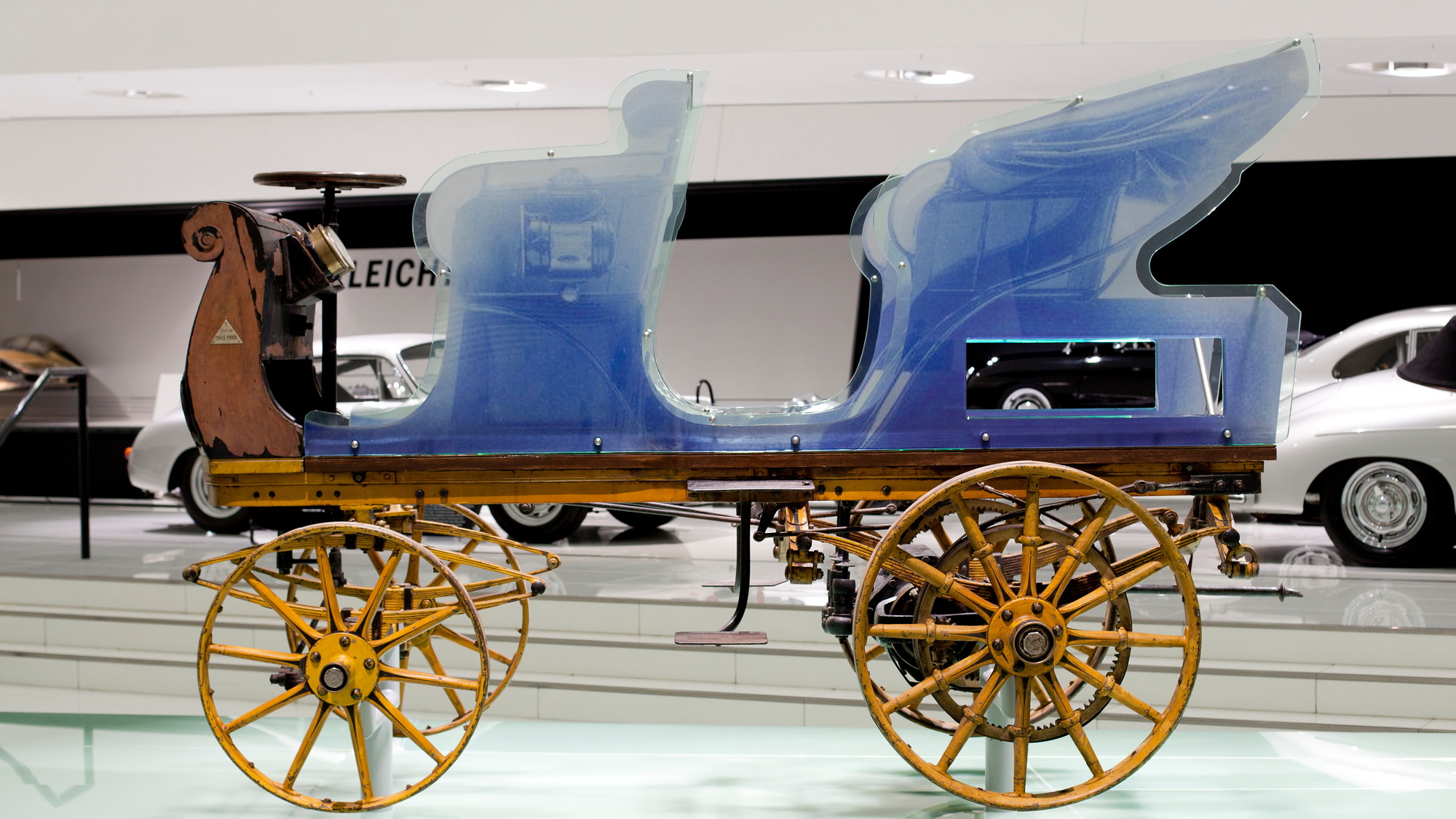 1898 'P1' electric car designed by Ferdinand Porsche