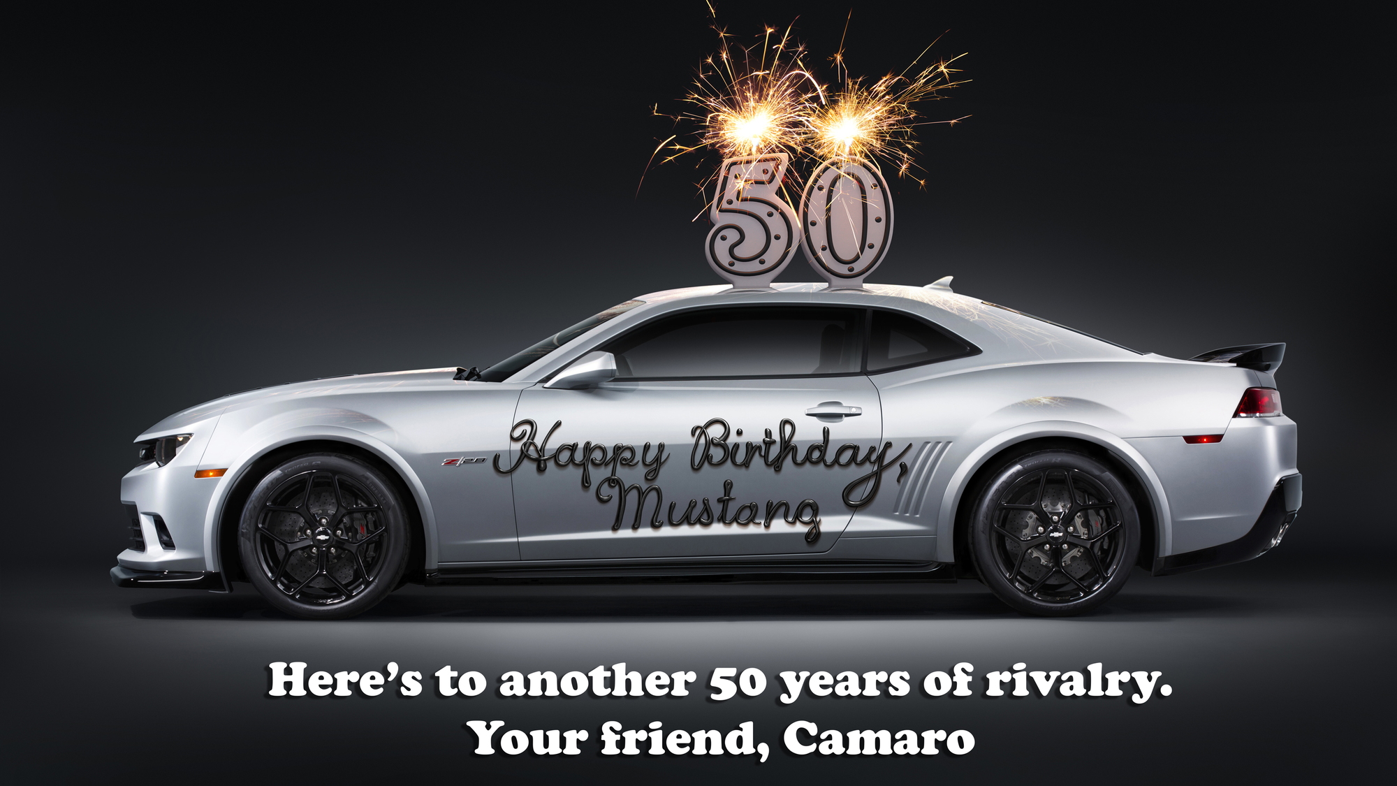 Chevrolet salutes 50 years of the Ford Mustang