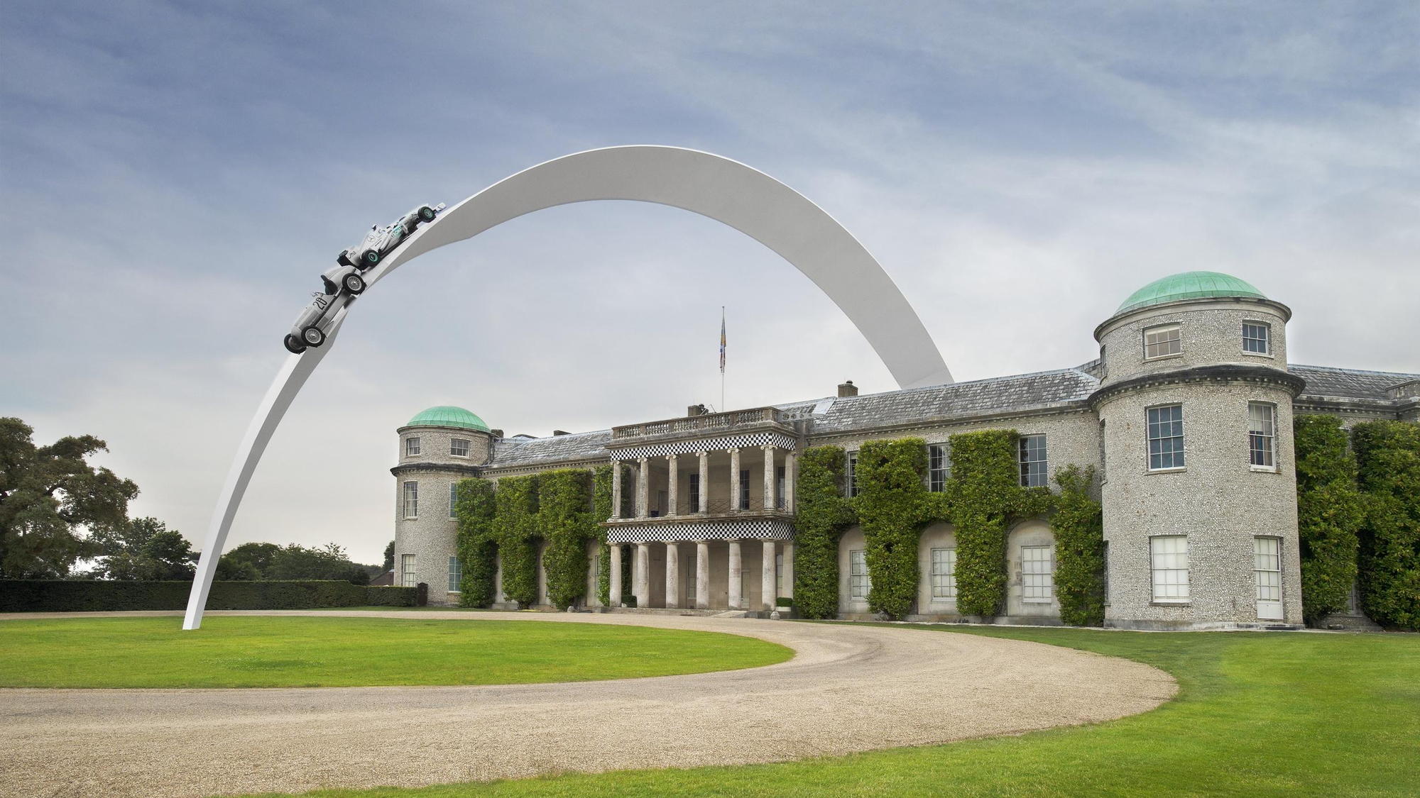 2014 Goodwood Festival of Speed Central Feature honors Mercedes-Benz