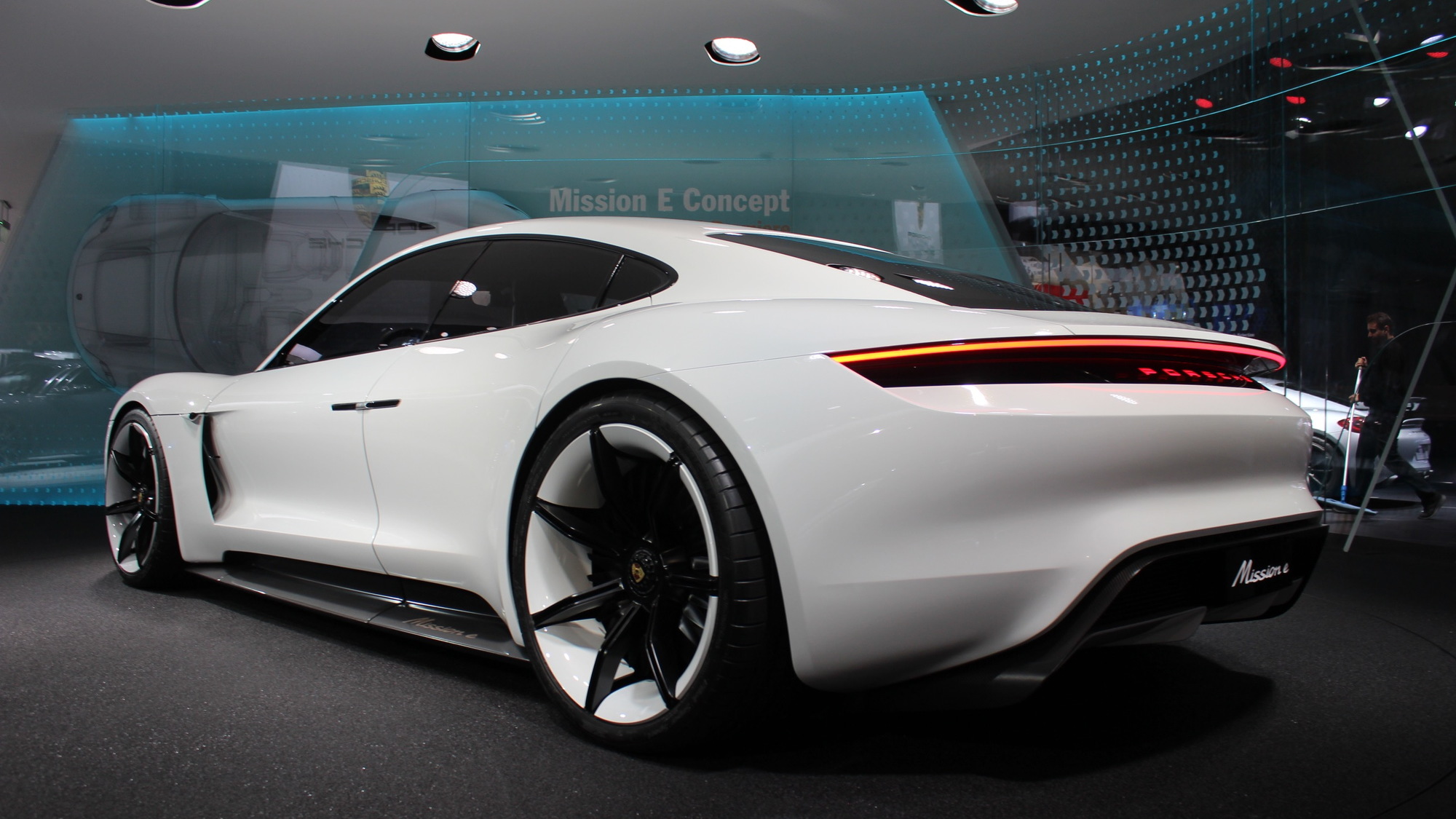 Porsche Mission E Concept  -  2015 Frankfurt Auto Show live photos