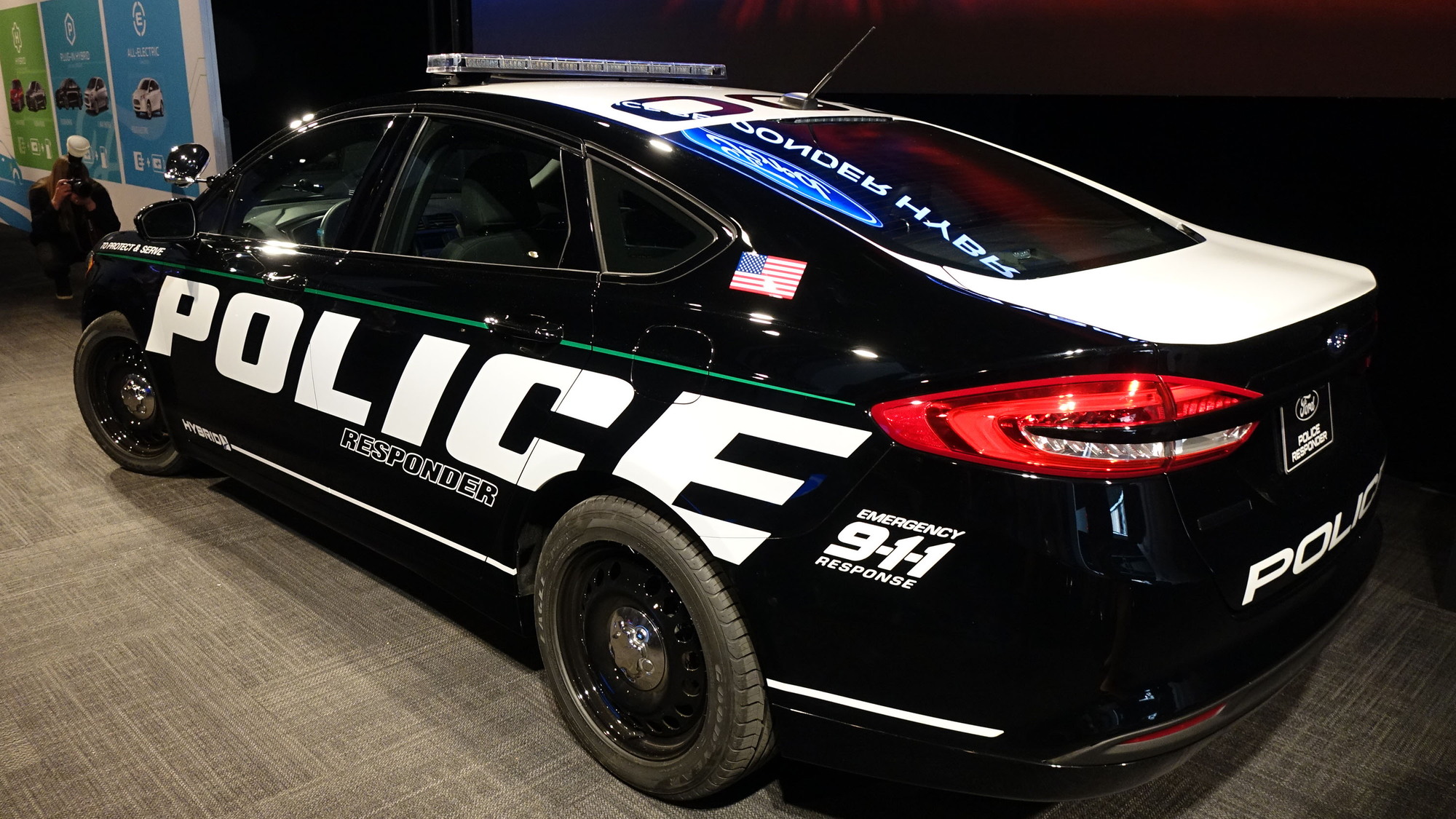 2018 Ford Police Responder Hybrid Sedan pursuit-rated police car