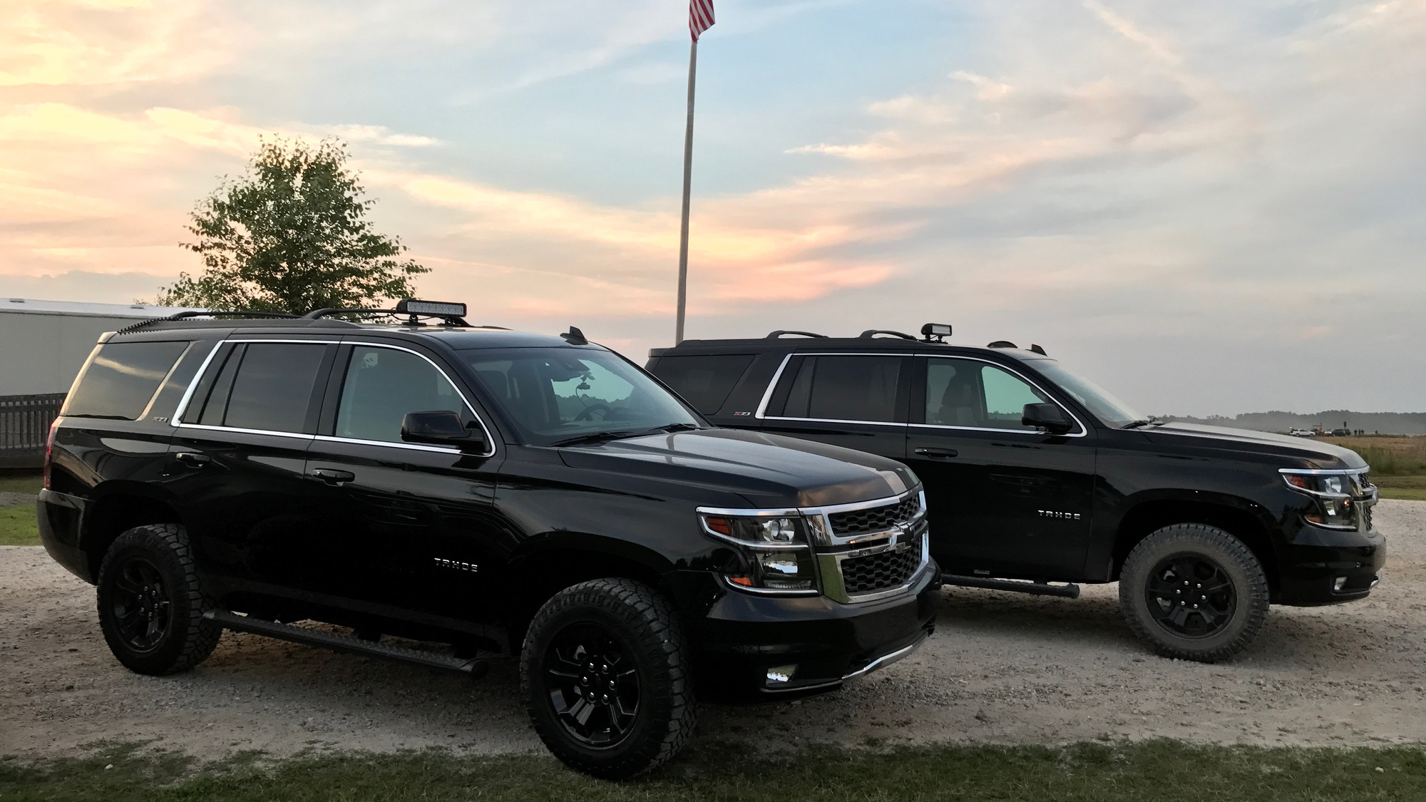 2017 Chevrolet Tahoe and Suburban Midnight Editions at The Range Complex in Raleigh, North Carolina