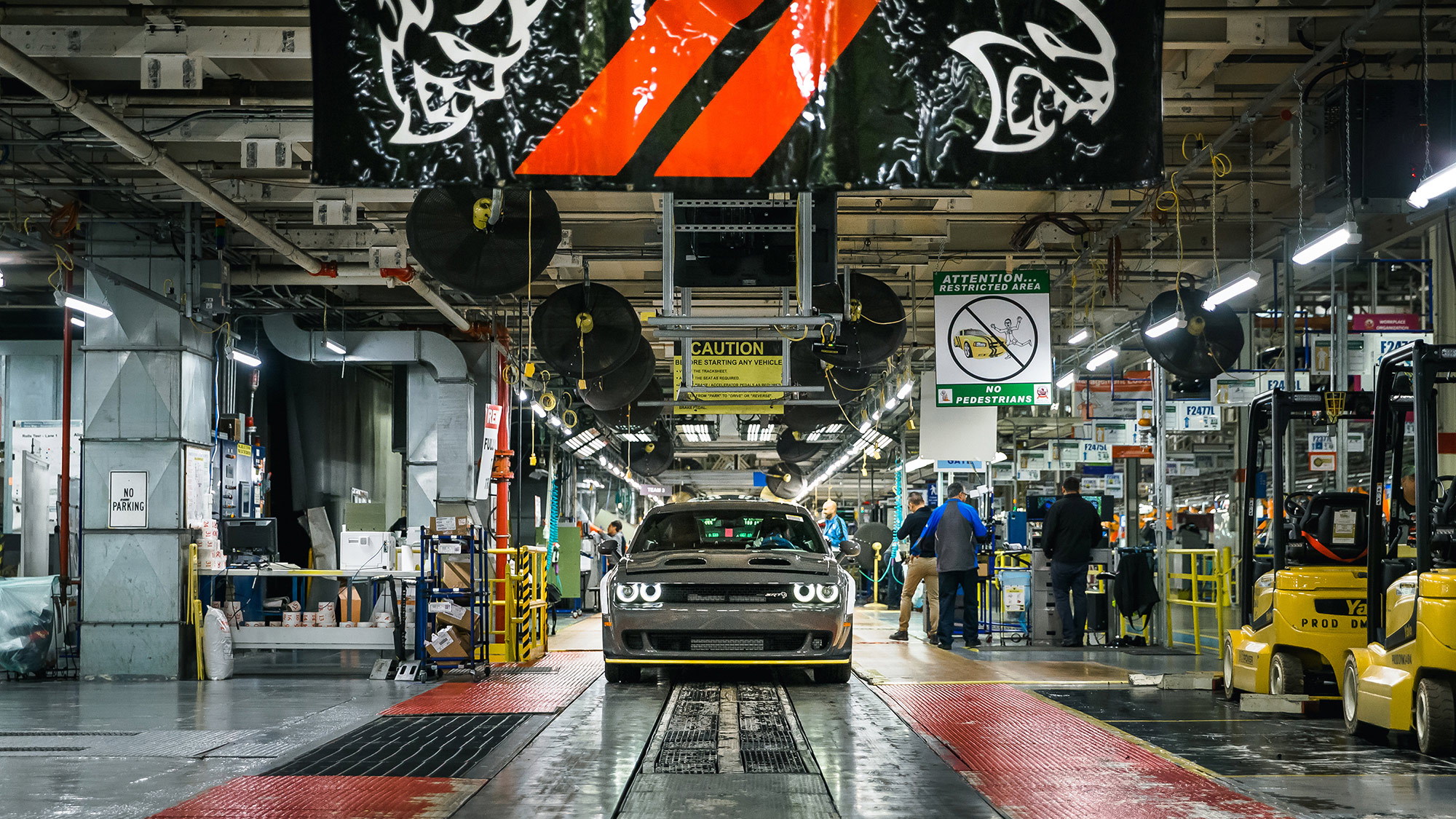 First 2019 Dodge Challenger SRT Hellcat Redeye rolls off assembly line