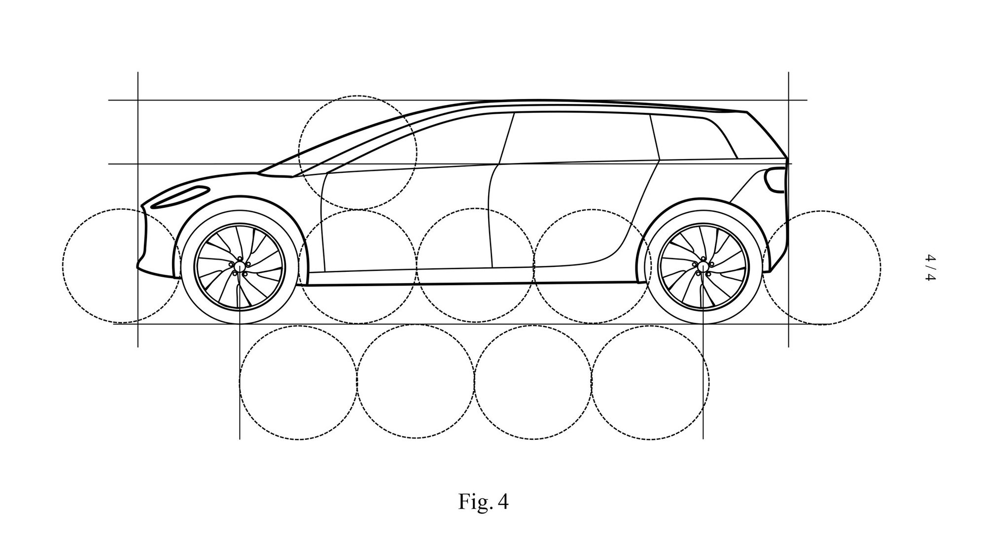 Patent drawing for Dyson electric car due in 2021