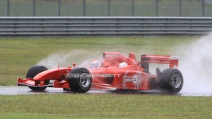 Spy Shots: Ferrari Red Rush Three-Seater F1 Car