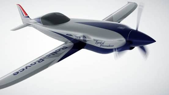 Rolls-Royce ACCEL electric speed record attempt airplane