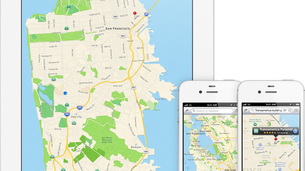 Apple Maps app - image courtesy of Apple
