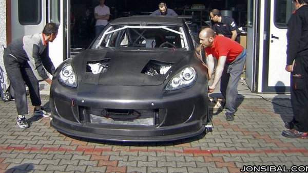 N.Technology Porsche Panamera Race Car Hits The Track