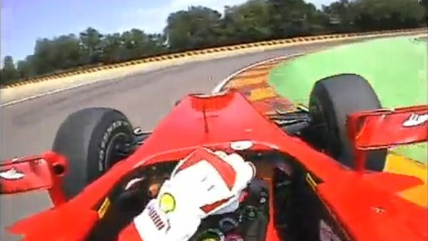 Fernando Alonso tests the 2010 Ferrari F1 car at Fiorano