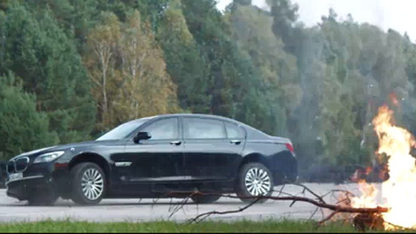 BMW High Security 7-Series being put through its paces