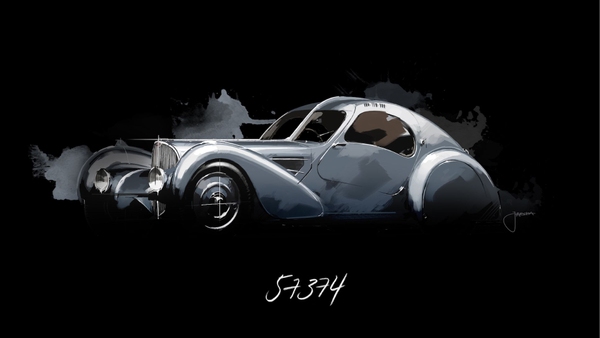 Jay Leno pays homage to the Bugatti Type 57SC Atlantic