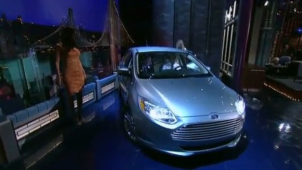 2012 Ford Focus Electric on Late Show with David Letterman