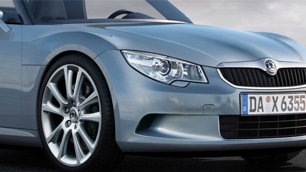Mid-engined Skoda roadster preview