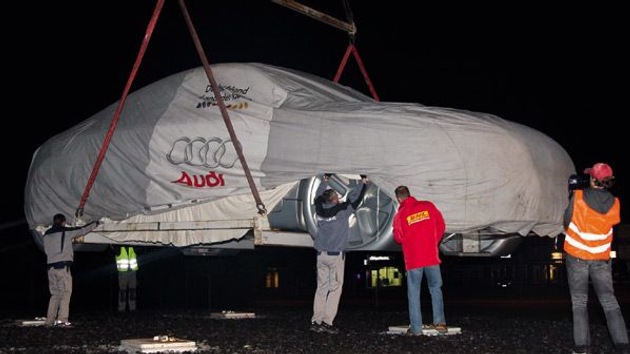Giant Audi TT sculpture