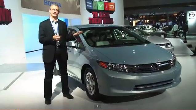2012 Honda Civic Natural Gas model at New York Auto Show, April 2011